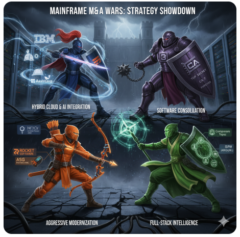 IBM, CA Broadcom, BMC, Rocket: Mainframe Modernization Strategy